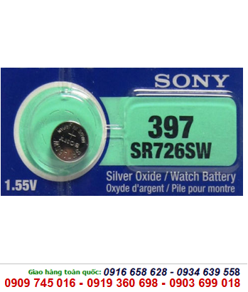 Sony SR726SW-397; Pin Sony SR726SW-397 Silver Oxide 1.55V chính hãng